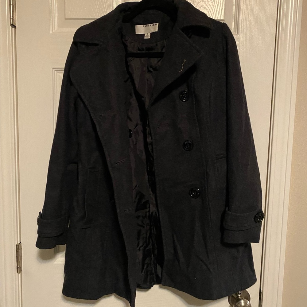 grey overcoat